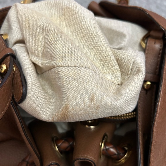 Michael Kors "Skorpios" Pebbled Leather Bag - Picture 6 of 16